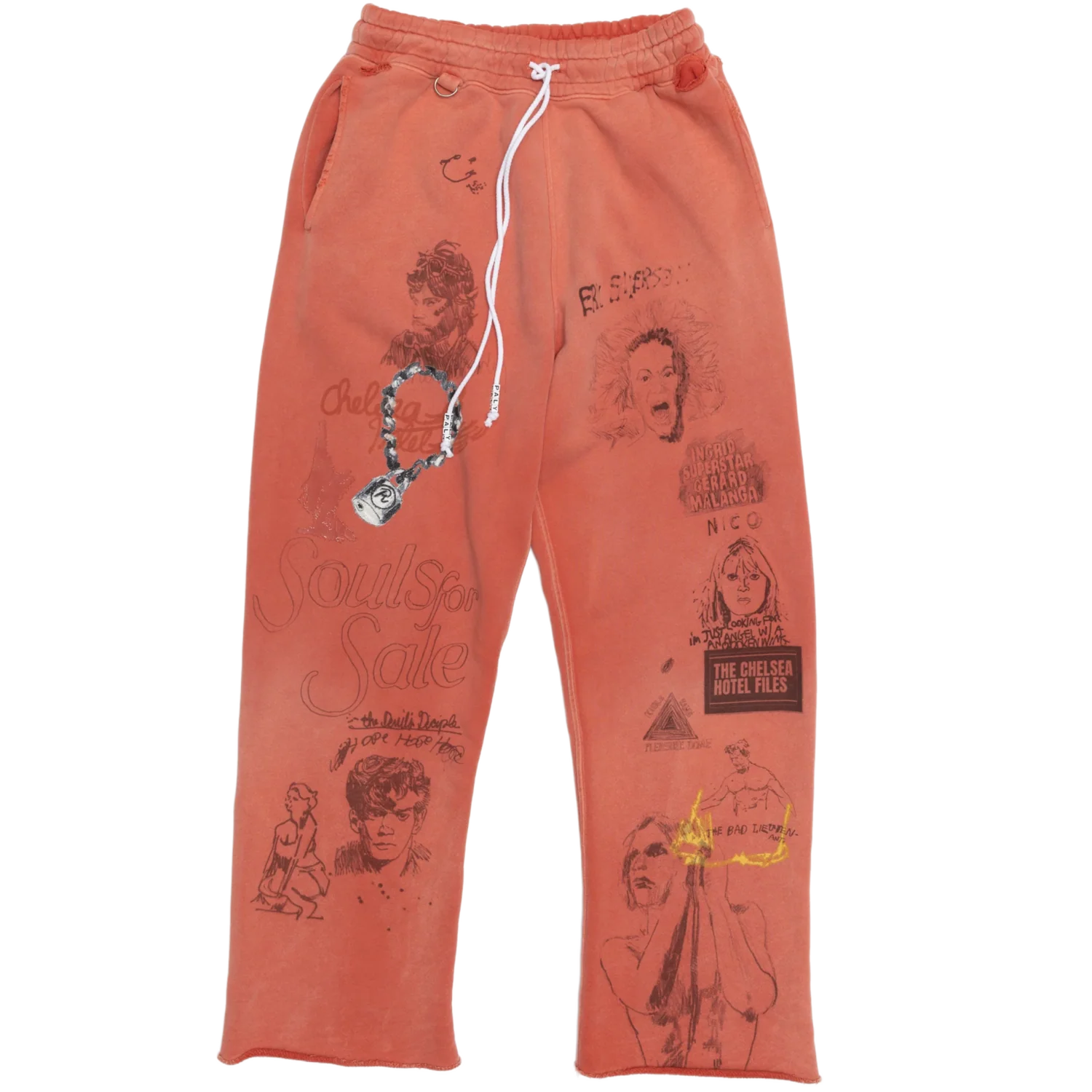 Paly 'Chelseay Hotel' Red Sweatpants
